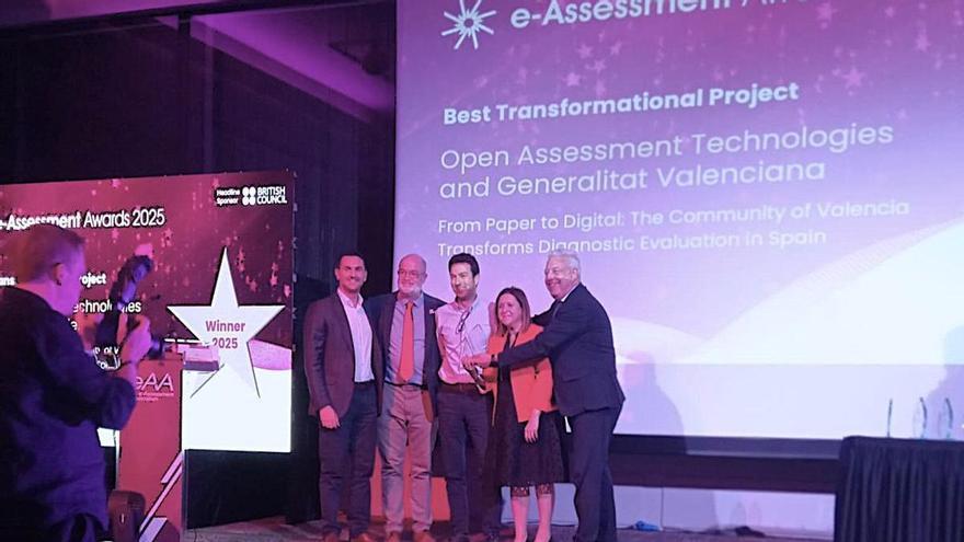Educación recibe un premio por digitalizar la evaluación de los alumnos