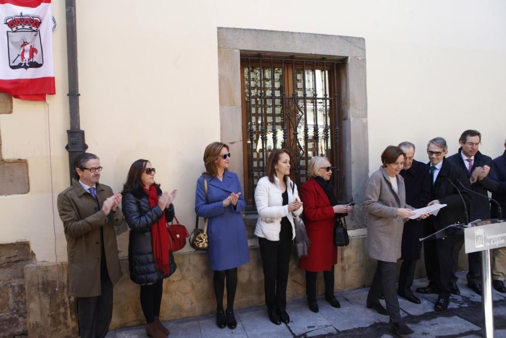 Plazoleta en Gijón con el nombre de Agustín Antuña