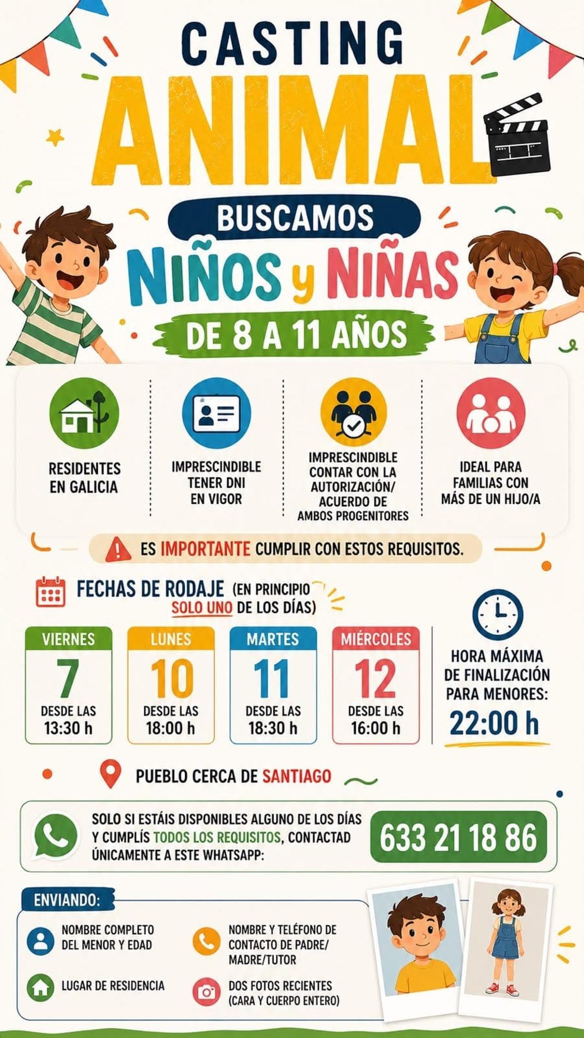 Proceso de selección de figurantes para los nuevos capítulos de 'Animal', serie de Netflix ambientada en Santiago y alrededores.