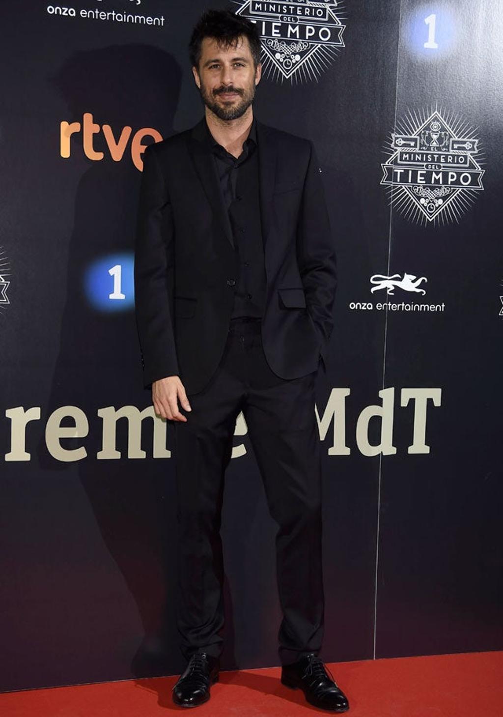 Hugo Silva, en la presentación de la segunda temporada de 'El Ministerio del Tiempo'