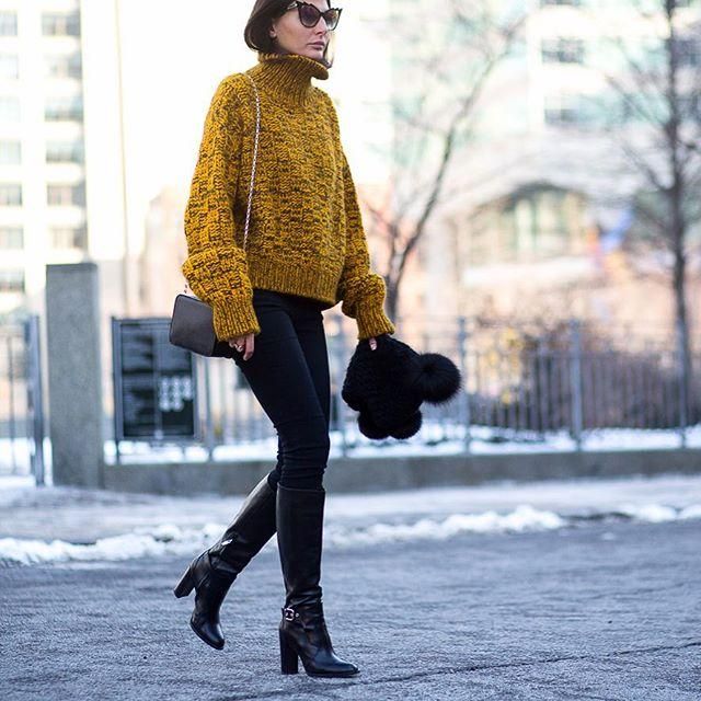 El look con jersey de Giovanna Battaglia