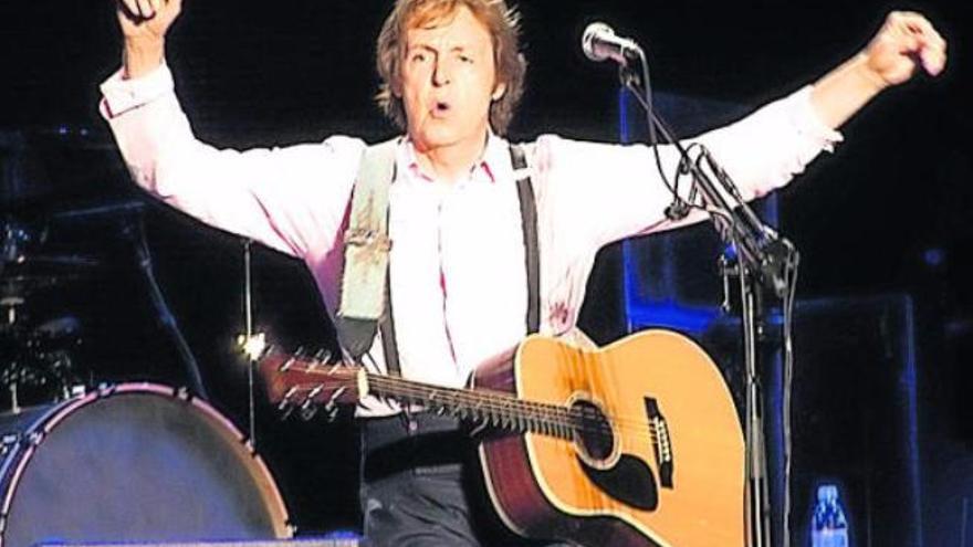 Paul McCartney en una de sus últimas giras.