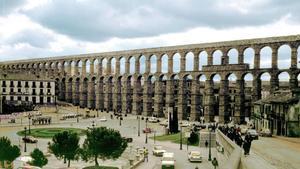 El emblemático acueducto de Segovia. 