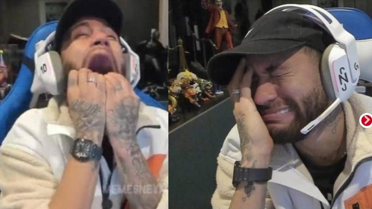 Neymar echa a llorar tras perder un millón de euros en apuestas