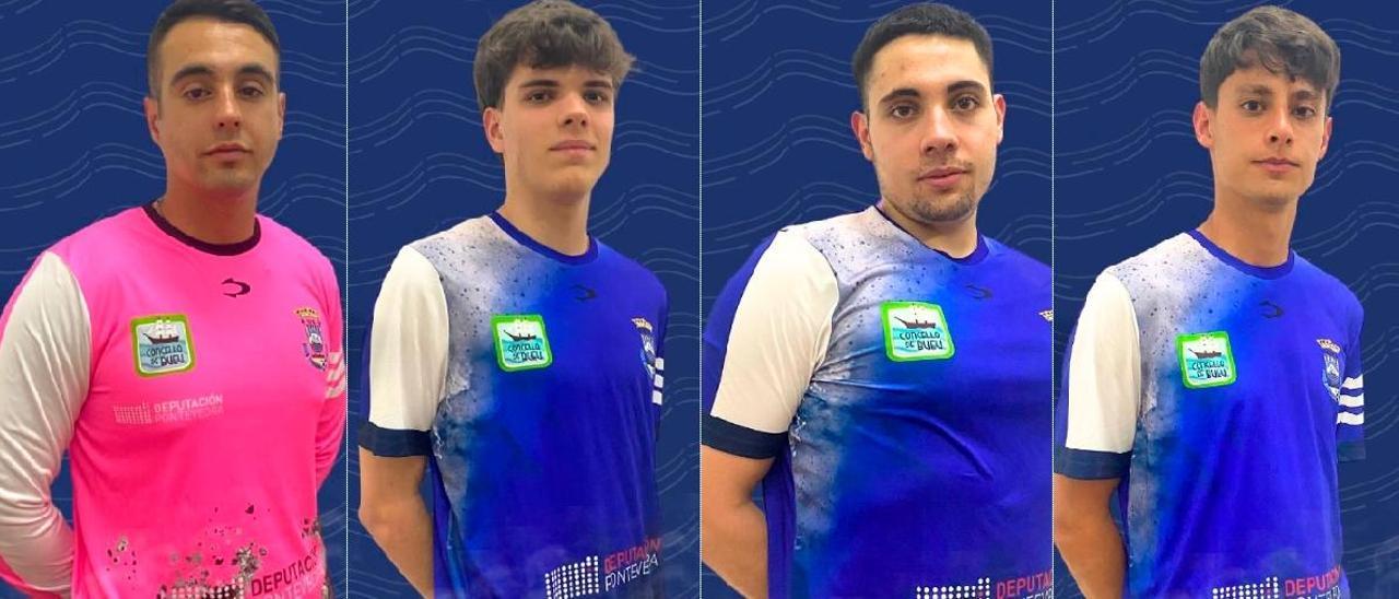 De izquierda a derecha: Dani Fernández, Enrique Domínguez, Asier Cerqueira y Pablo Gándara.