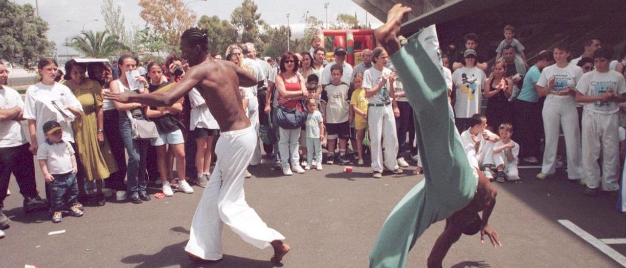 Demostración de capoeira