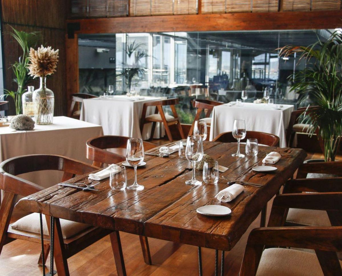 Interior del restaurante.