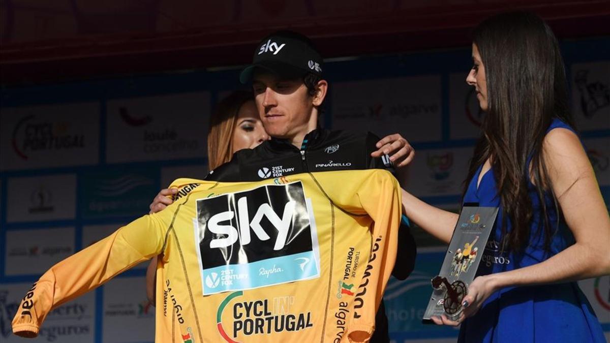 Geraint Thomas, ganador de las dos últimas ediciones en Algarve