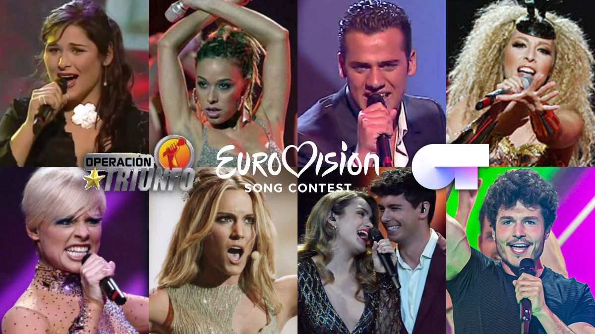 Los artistas que han salido de 'OT' que han participado en el Festival de Eurovisión