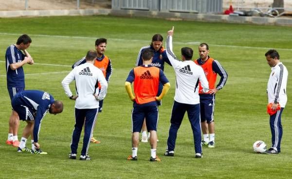 Imágenes del entrenamiento del Real Zaragoza