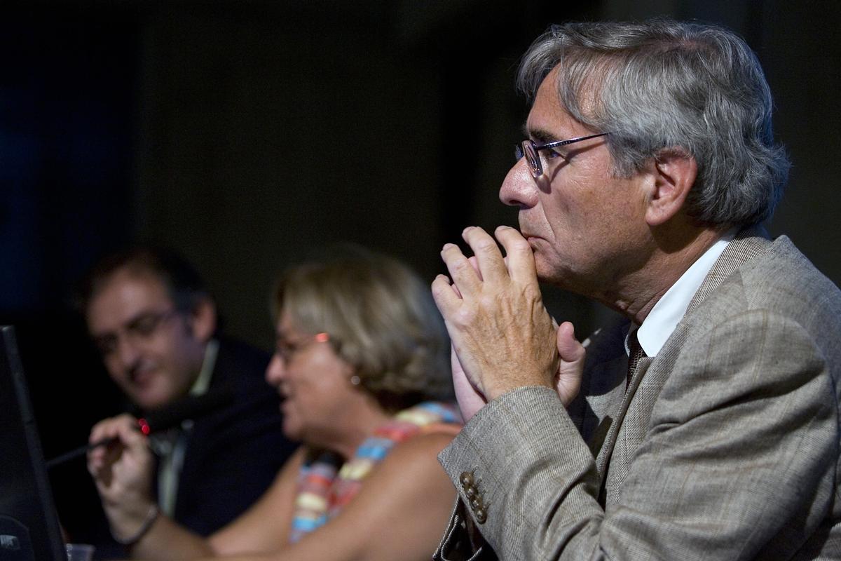 El arquitecto y urbanista Joan Antoni Solans, en una conferencia en 2006.