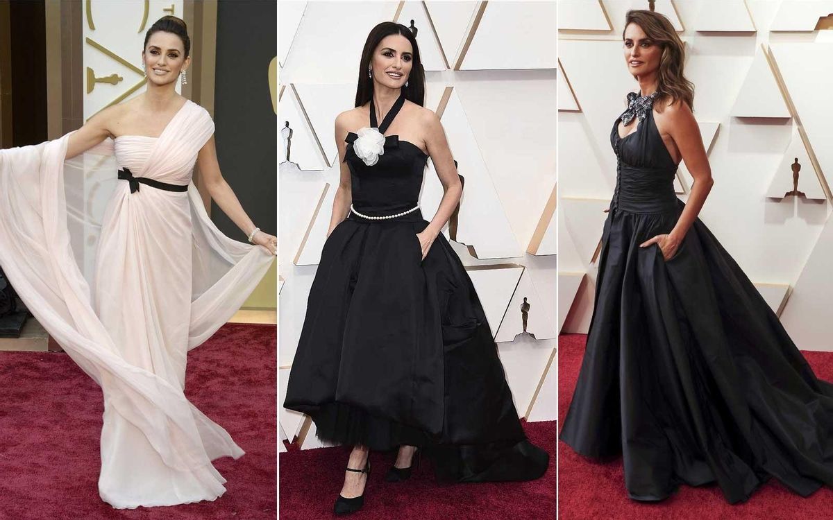 Penélope Cruz en 2014, 2020 y este domingo.