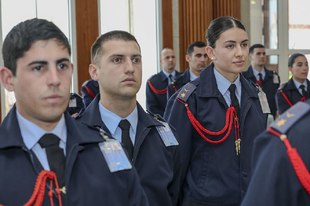 Todas las imágenes de la visita de la ministra de Defensa a la Academia General del Aire de San Javier