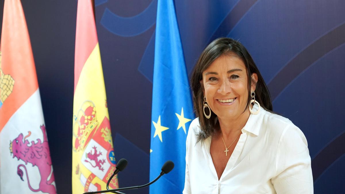 La secretaria de Organización del Partido Socialista de Castilla y León (SOECyL), Ana Sánchez, analiza la actualidad ante el inicio del curso político 2023-2024
