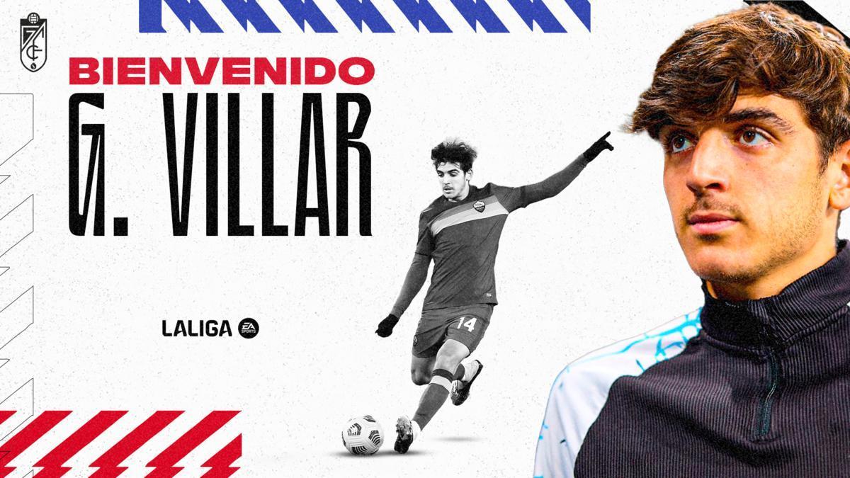 Gonzalo Villar firma con el Granada hasta 2027