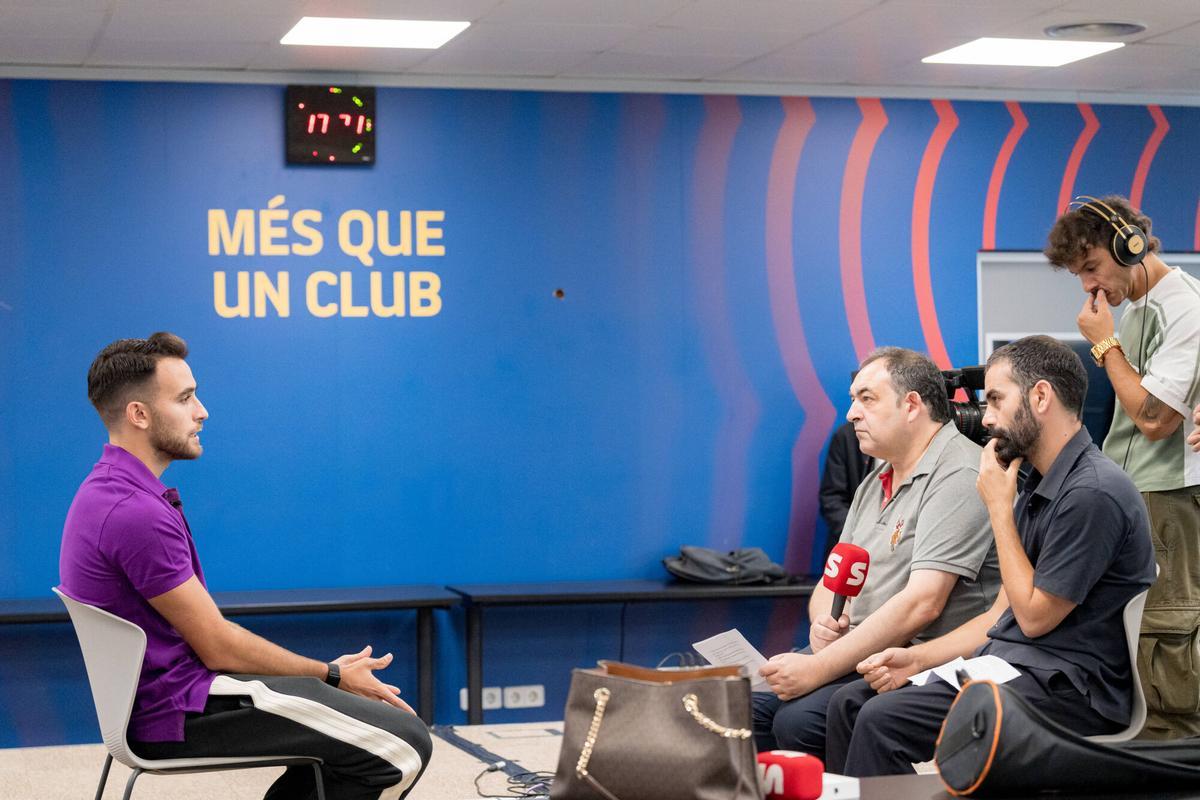 eric garcia. eric garcia . ferran correas . didac peyret. barça . diario sport. entrevista eric garcia. paisano entrevista 2025/2026. ciudad deportiva joan gamper