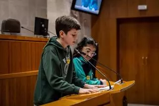 Decenas de escolares de Aragón se vuelven diputados de las Cortes por un día