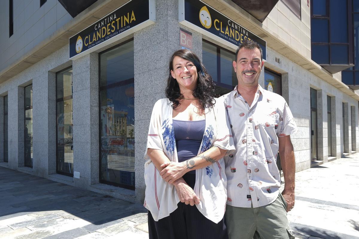 Selección de platos del restaurante Cantina Clandestina, en La Isleta