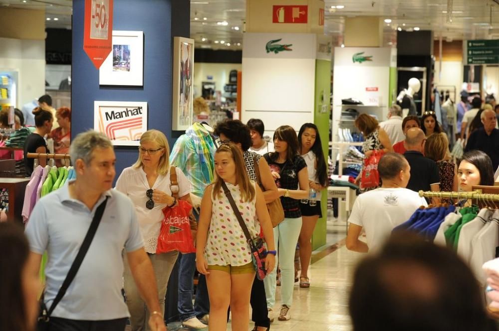 Comienzan las rebajas en Murcia