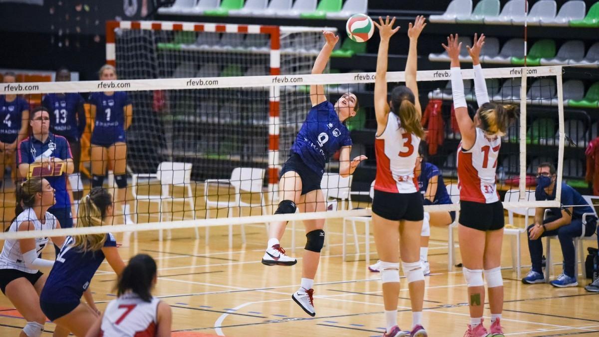 Imagen de archivo de un partido de vóley