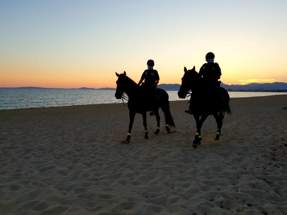 Nit de Sant Joan: La Policía Local de Palma desaloja las playas