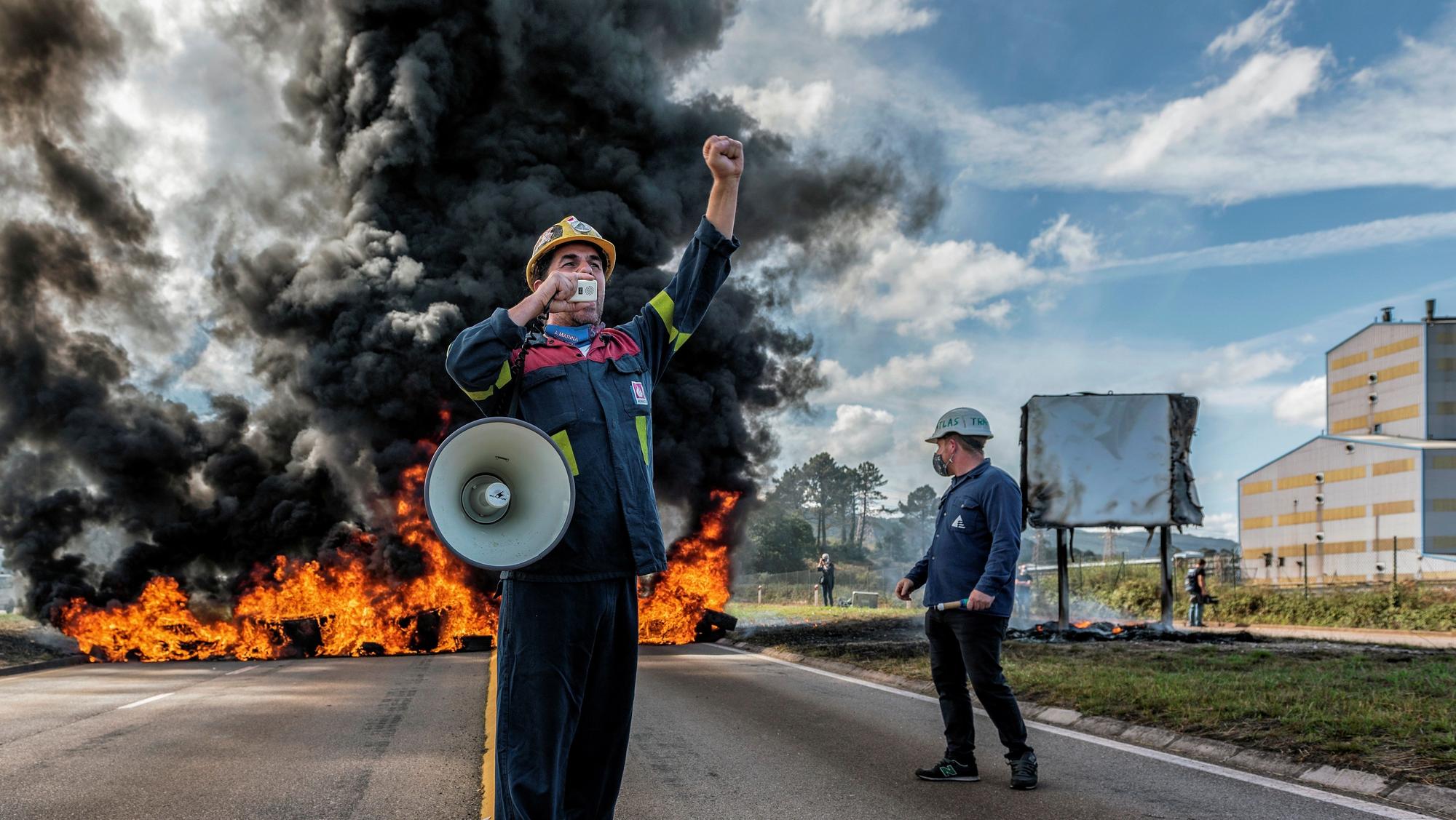 Protestas de los trabajadores de Alcoa