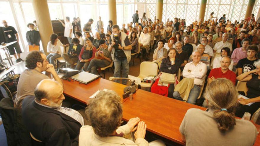 Un moment de la conferència de Carlo Petrini, ahir la Fira Eco-Sí.