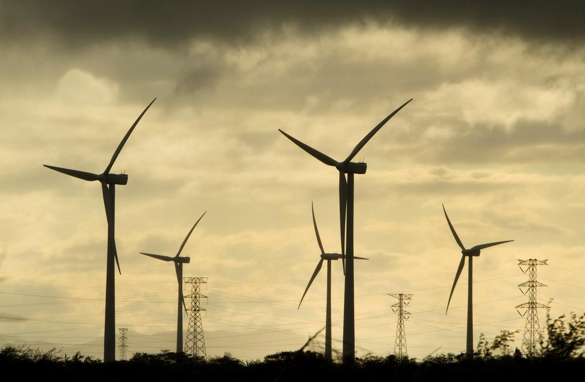 Varias torres de energía eólica, en una imagen de archivo