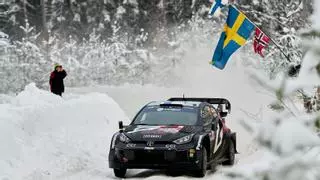Rovanperä, primer líder del Rally de Suecia en su reaparición