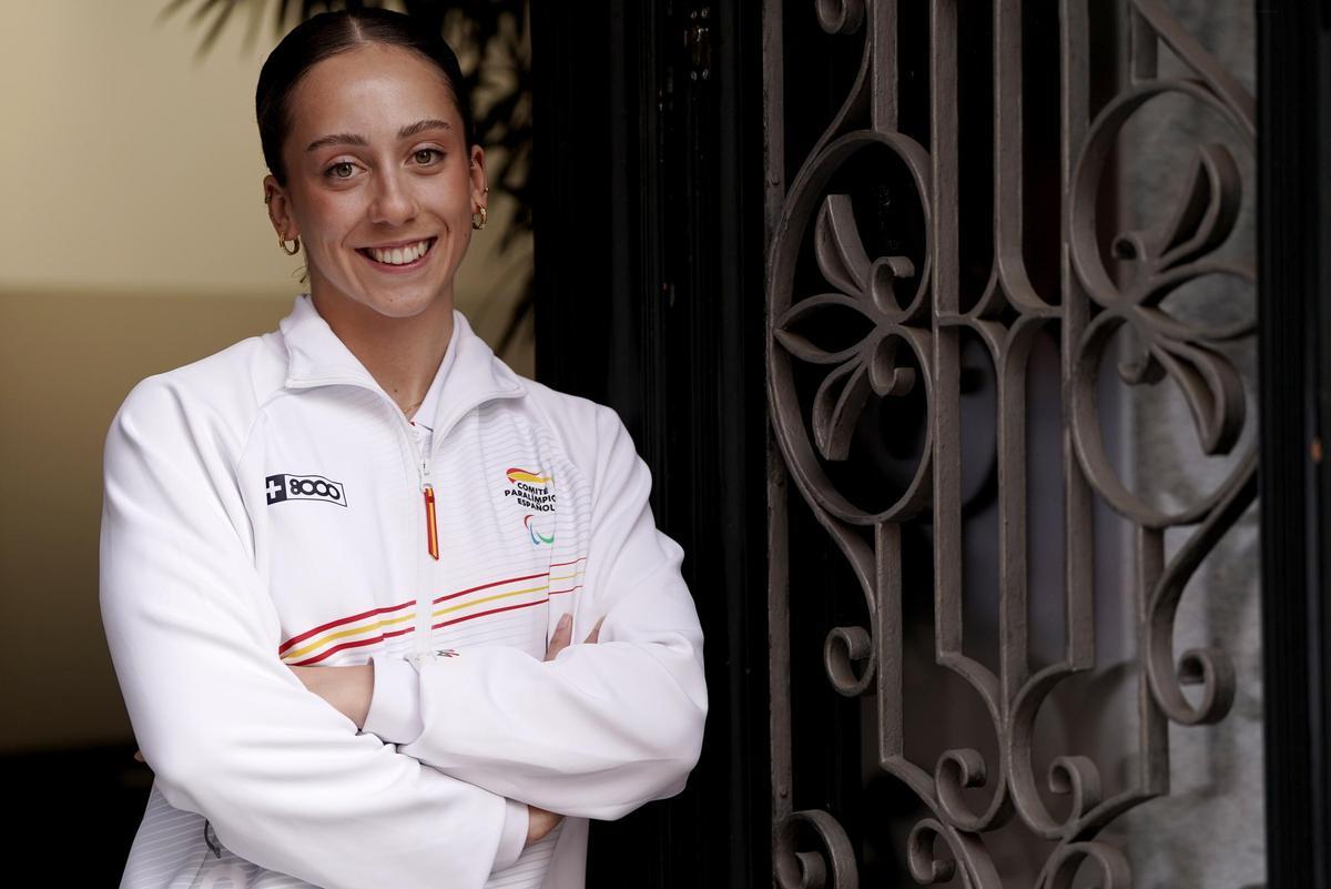 Audrey Pascual, esquiadora ganadora de cuatro medallas en los Juegos Paralímpicos de Invierno de Milán-Cortina 2026.