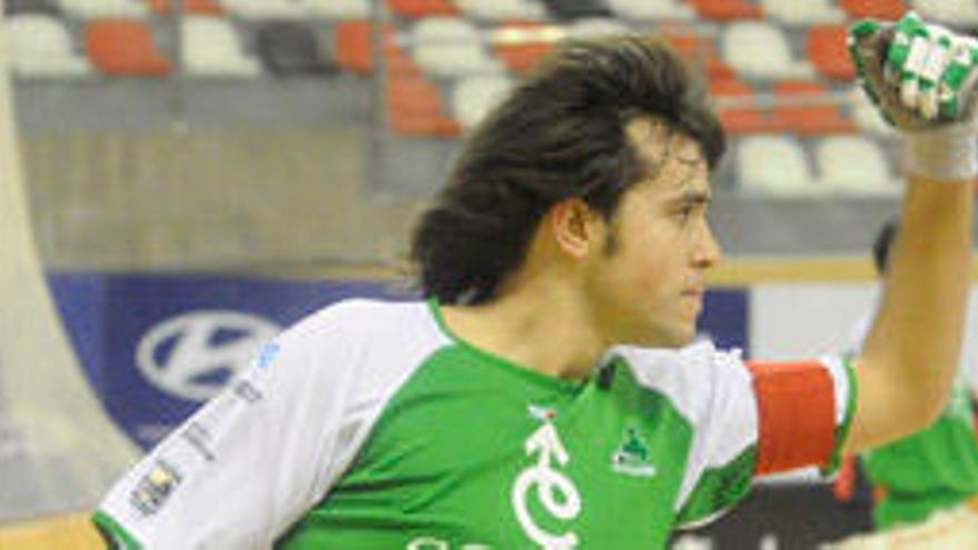 En la foto, Jordi Bargallo celebrando un gol