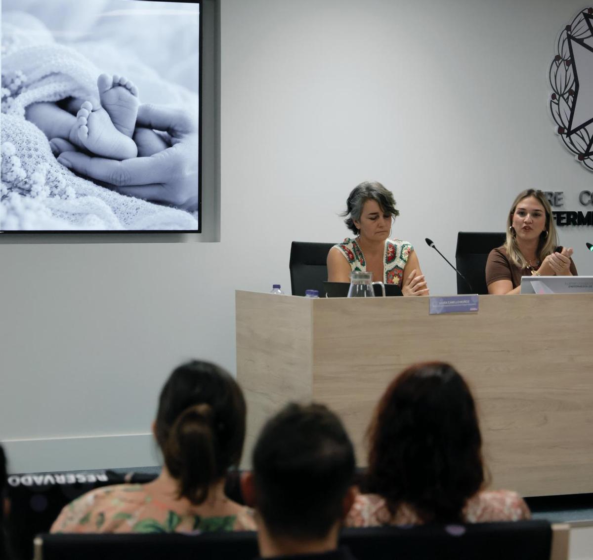 María Fernández, fotógrafa, durante su intervención.