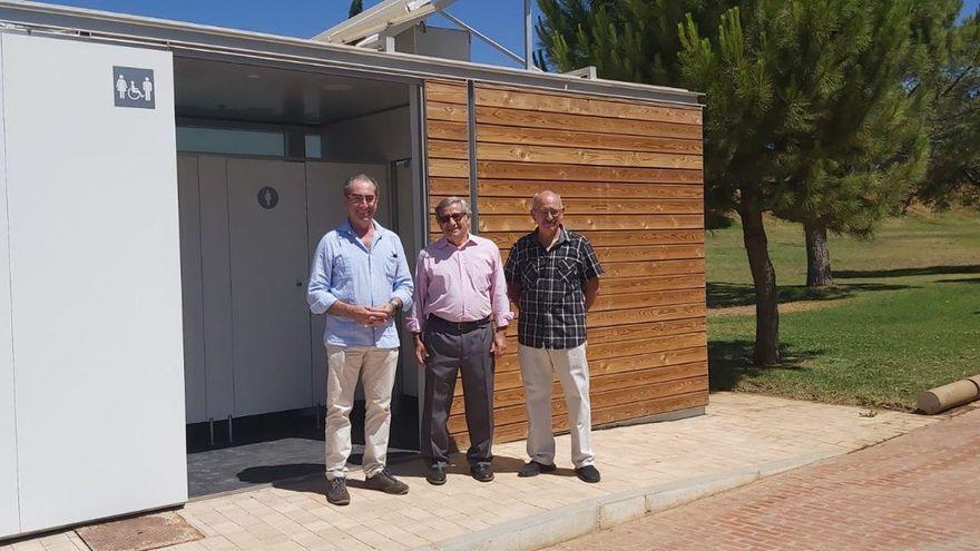 Inauguración de los baños de la Asomadilla, a principios de julio.