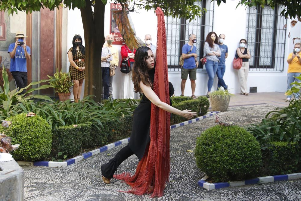 Performance de Begoña Castro en el Bellas Artes