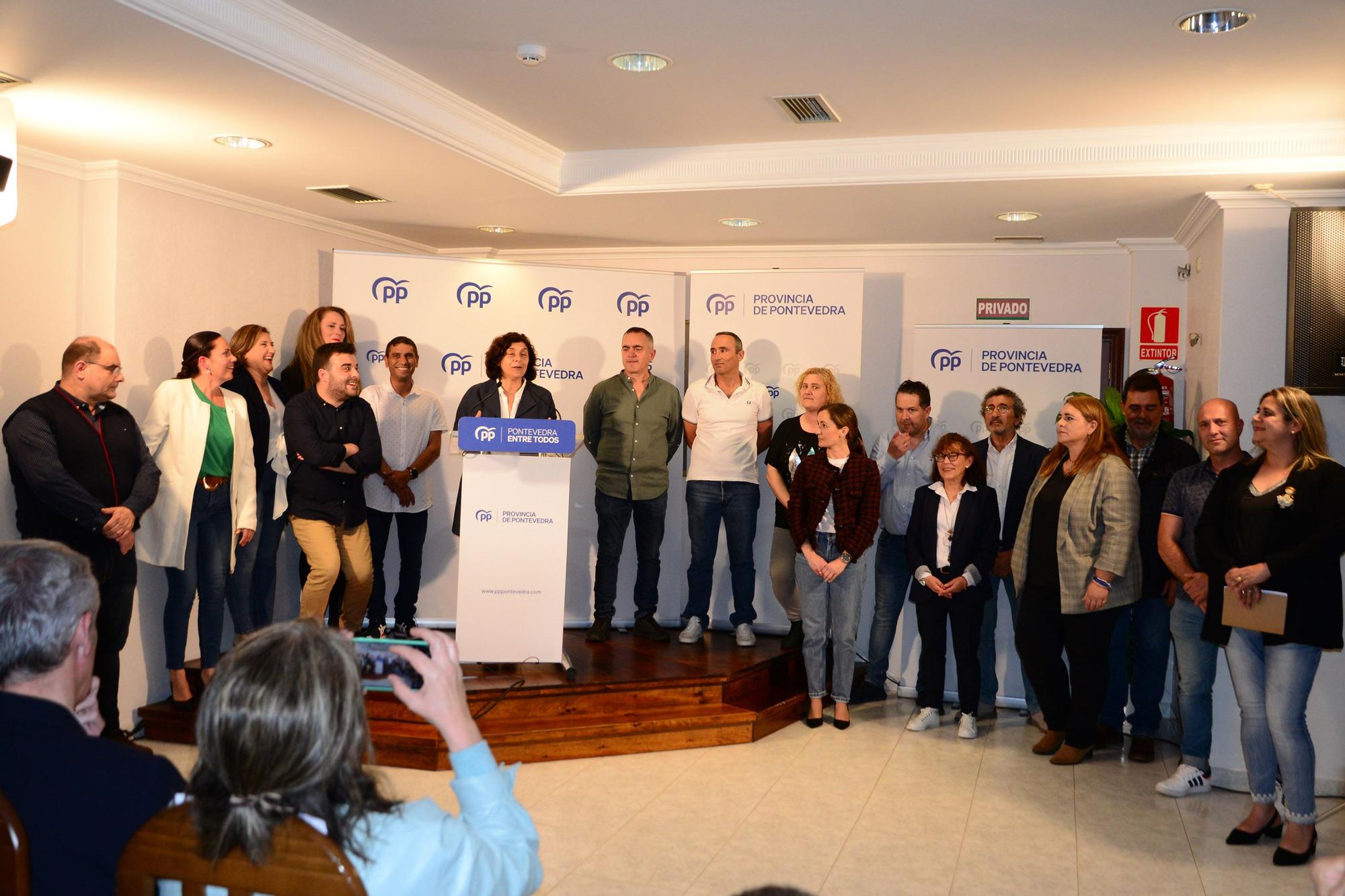 La presentación de la candidatura del PP de Bueu a las elecciones municipales 2023