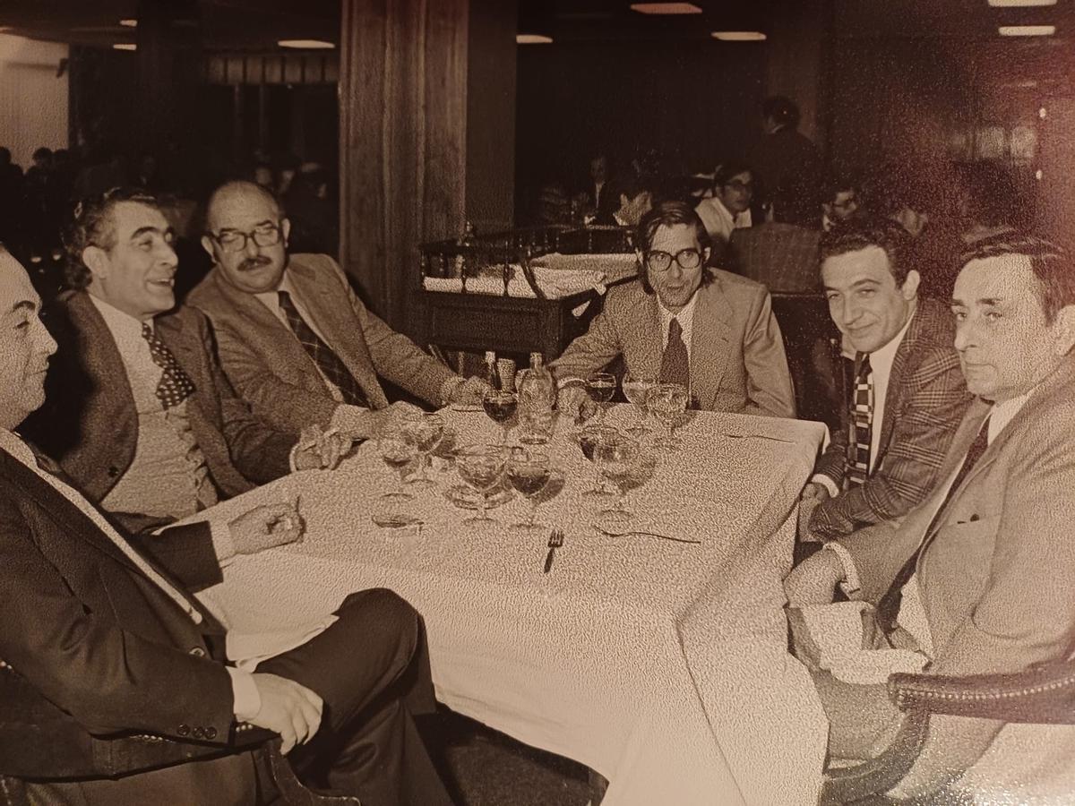 D'esquerra a dreta, Manuel Sánchez Ayuso, Simó Cano, Vicent Ventura i Antoni Rico