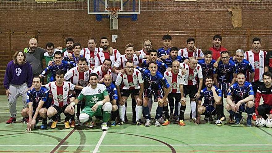 Zamora CF y Feafes Zamora  hacen disfrutar a la afición con fines solidarios