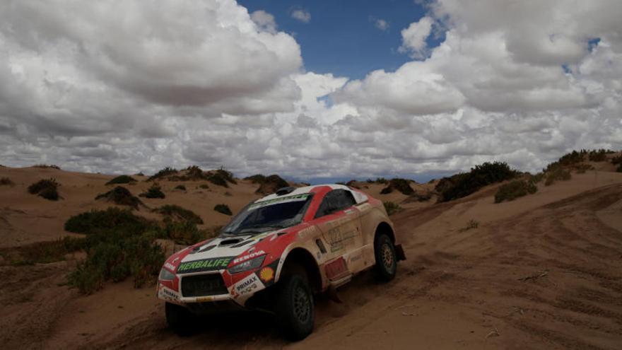 Imagen de la quinta etapa del Rally Dakar 2017.