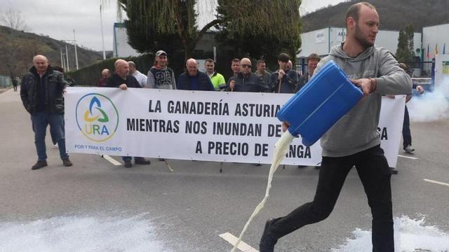 Un momento de la concentración.