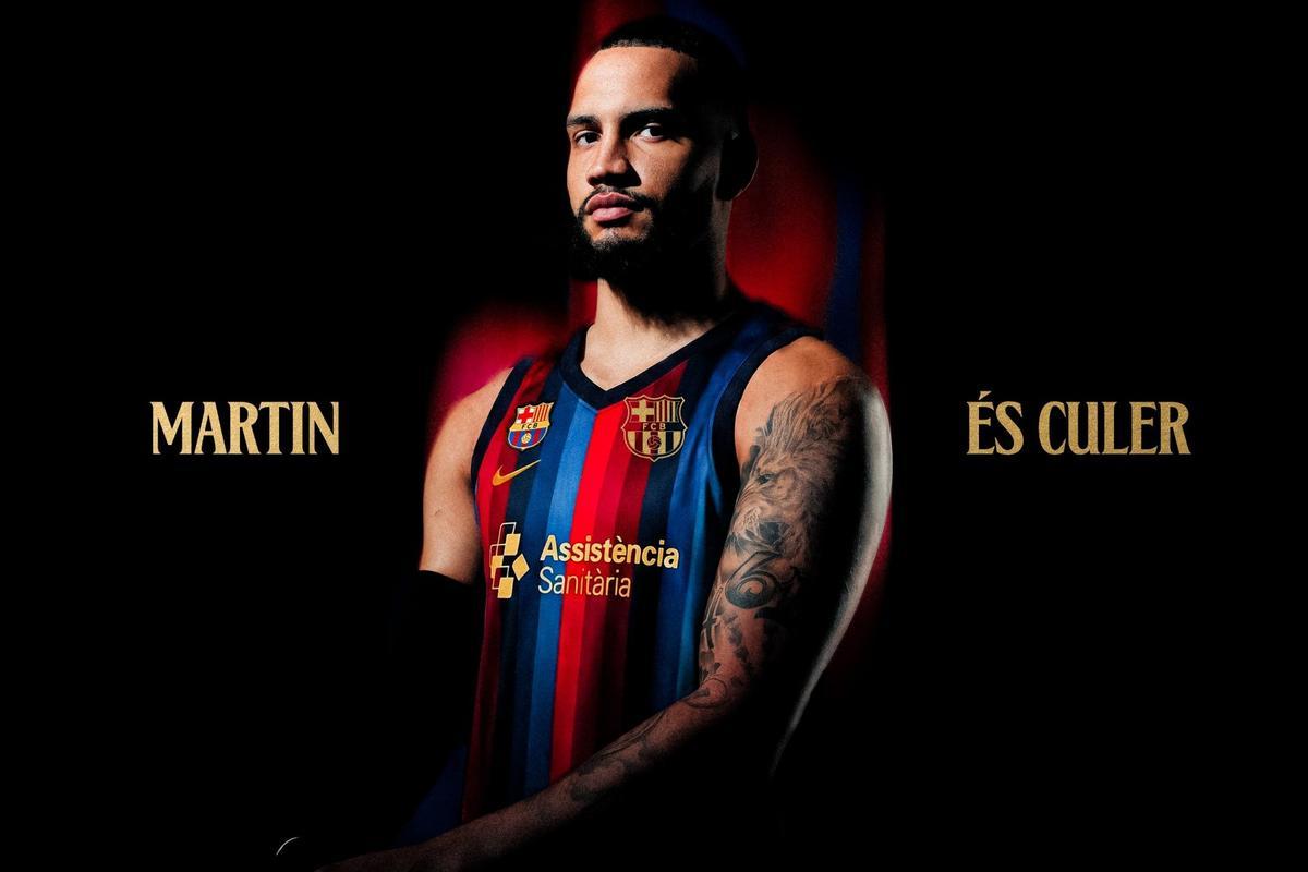 Tyrese Martin vivirá en el Barça su primera experiencia europea