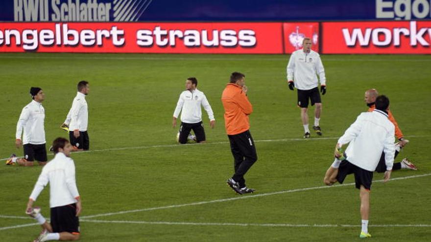 Djukic, durante el entrenamiento del equipo en Suiza