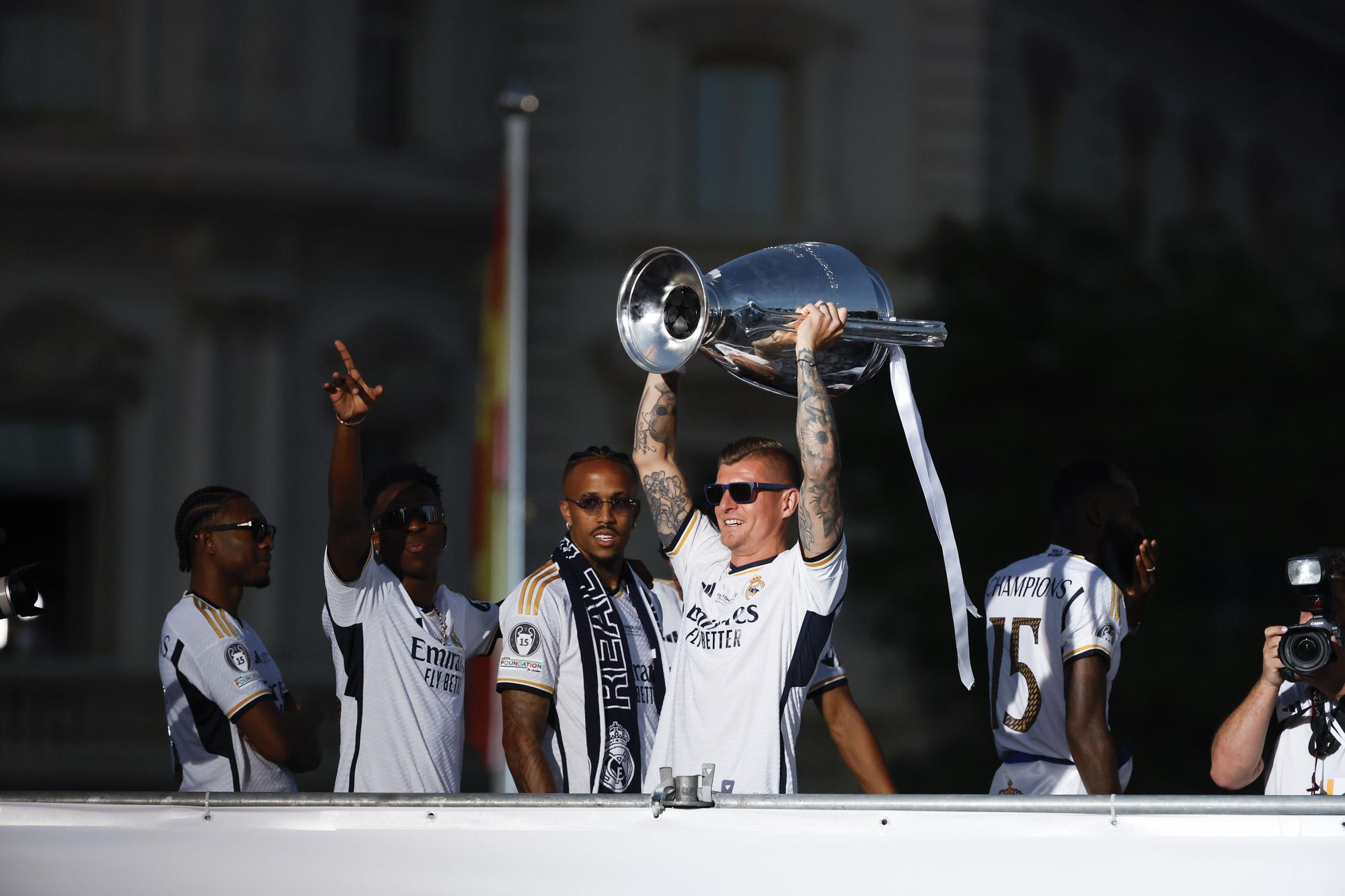 El Real Madrid celebra su 15º título de la Liga de Campeones