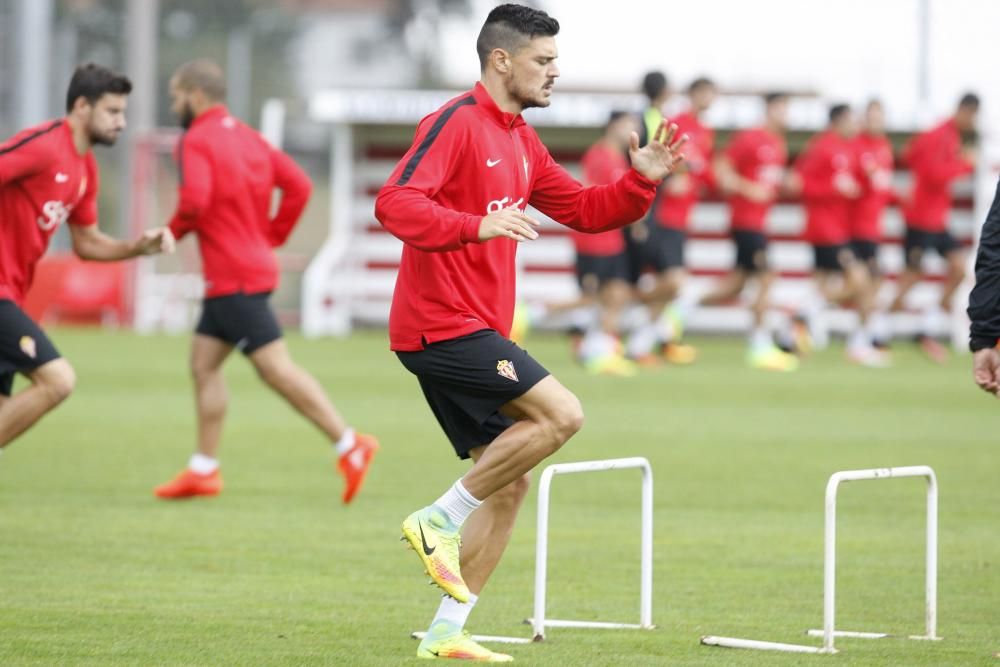 Entrenamiento del Sporting