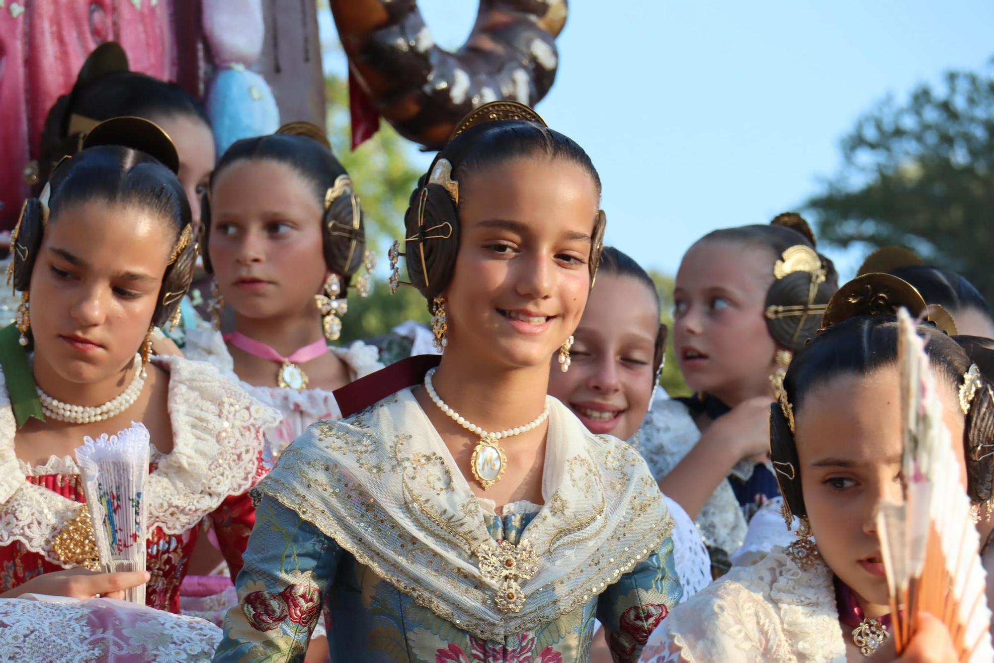 La Batalla de Flores de las candidatas a Fallera Mayor Infantil de València 2026