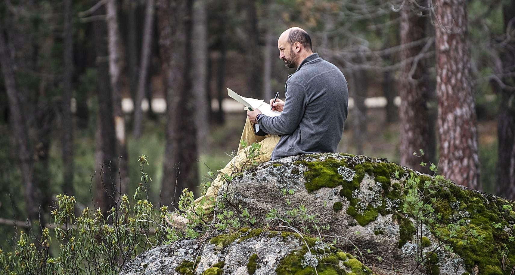 Alfredo Fernández-Ruibal, arqueólogo jefe de la excavación en el Valle.