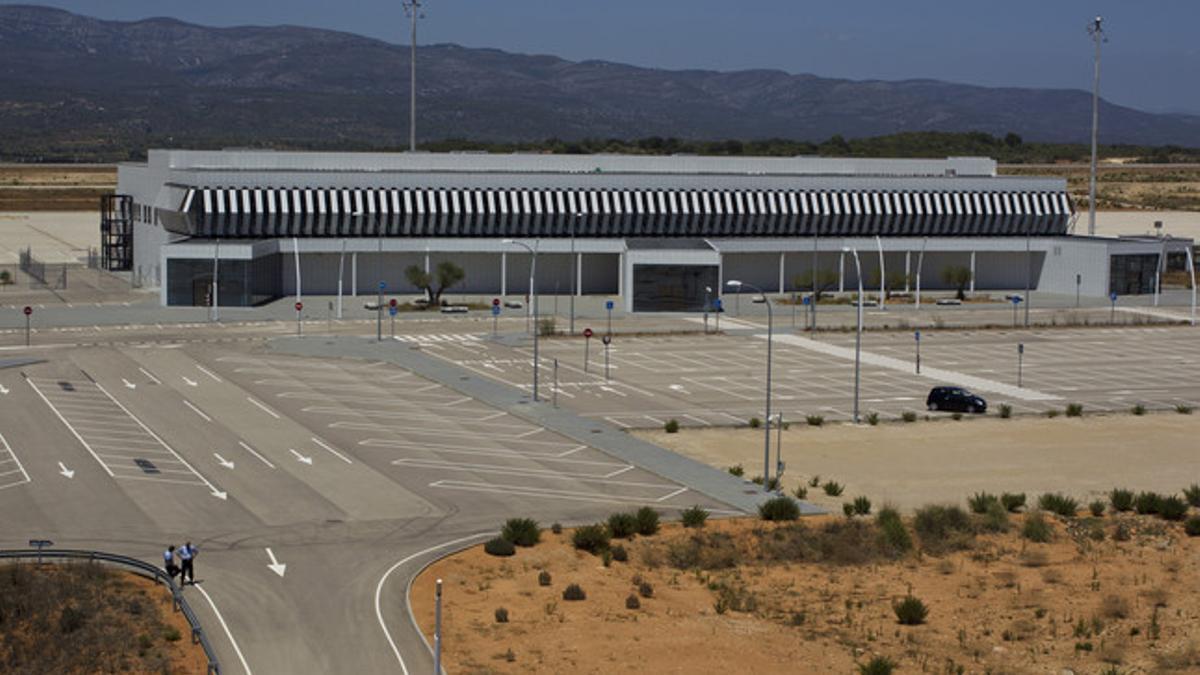 Vista general de la terminal del aeropuerto de Castellón, el pasado mes de julio.