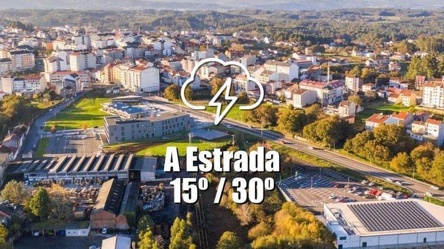 El tiempo en A Estrada: previsión meteorológica para hoy, domingo 24 de mayo