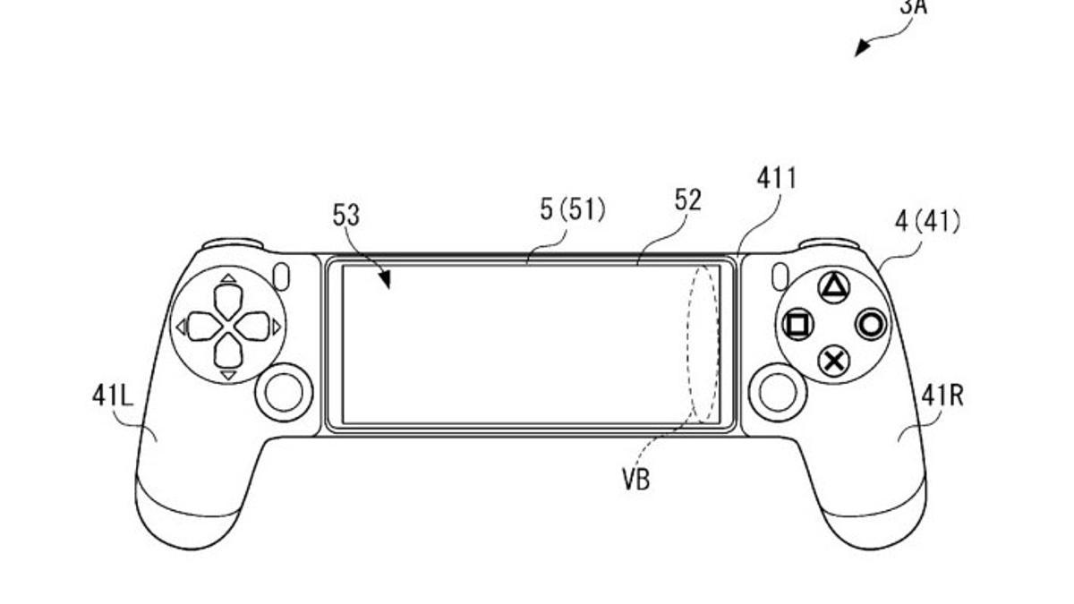 Boceto del mando DualShock para móviles.