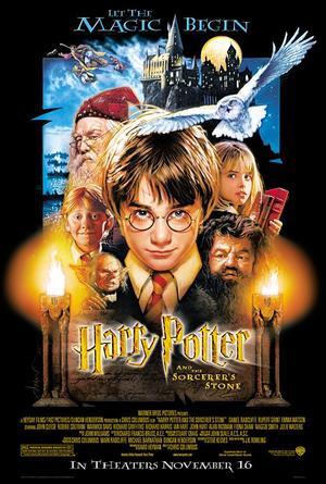 Cartel de la película Harry Potter y la piedra filosofal en 2001