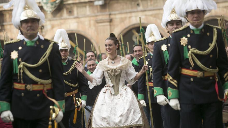 La reina en la Romeria.